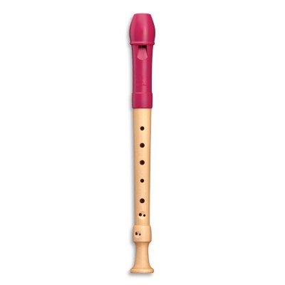 Soprano Fipple 17412 - Fuchsia (doigté Baroque)