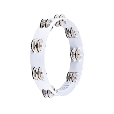 Tambourin Abs Blanc 25CM 1R Cymb