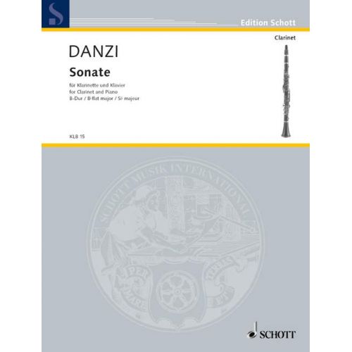 Danzi Franz - Sonate BB Major - Clarinet And Piano