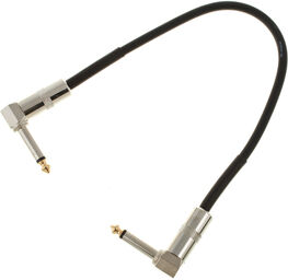 Patch Angled Jack 0,30 m Noir