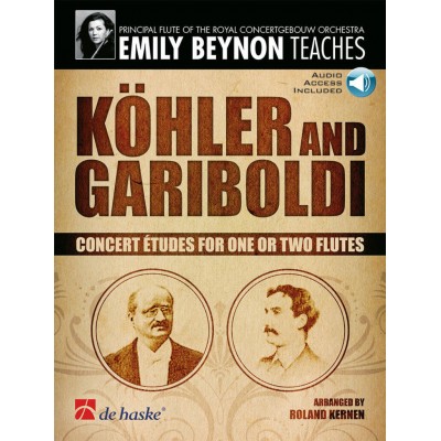 Kohler/gariboldi - Concert Etudes For One Or Two Flutes + Audio