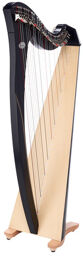 Mia 34 Ebony Silkgut Noir