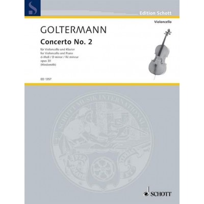 GOLTERMANN - CONCERTO N°2 OP.30 - VIOLONCELLE & PIANO