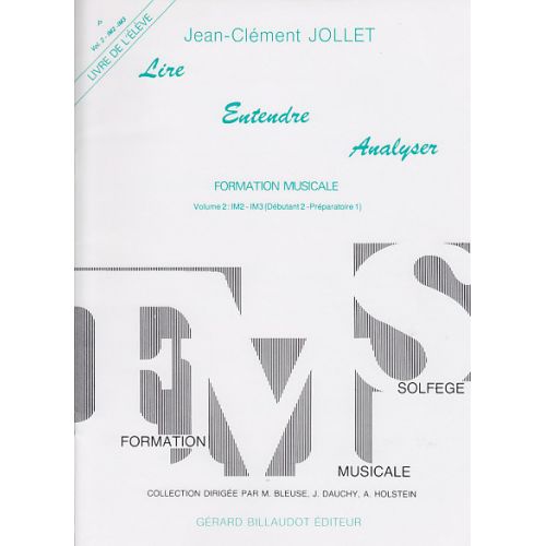 Jollet JEAN-clement - Lire Entendre Analyser Vol.2 (eleve)