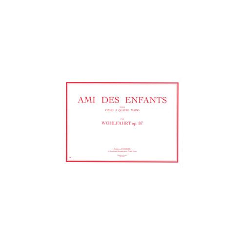 Wohlfahrt - Ami Des Enfants Op.87 - Piano À 4 Mains