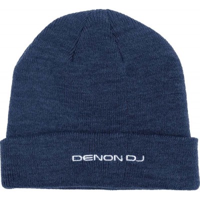 Bonnet Bleu 100% Acrylique Avec Logo Denon DJ