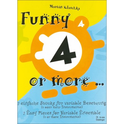 Klaschka Martin - Funny 4 4 Or More - Ensemble Flexible