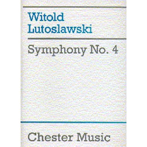 Witold Lutoslawski - Symphony No. 4 - Score - Orchestra