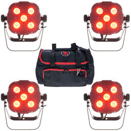 Quad Par Profile RGB WW Bundle