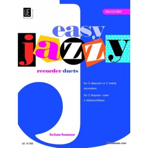 Bonsor Easy Jazzy Recorder Duets, For 2 Desc Or 2 Treble Recorders