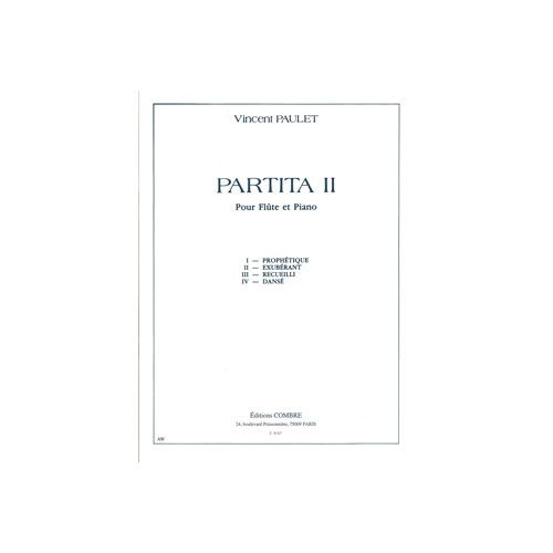 Paulet - Partita II - Flûte et Piano