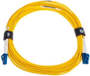 LWL cable OS2 7m LC Duplex jaune
