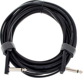 Flat Lead Cable 600cm A/A blk noir