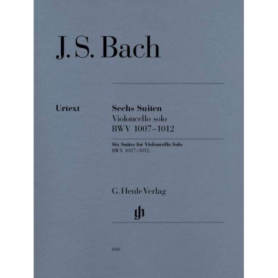 Bach - 6 Suites Pour Violoncelle Seul BWV 1007-1012 - Violoncelle