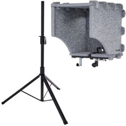 Vocal Head Booth mobile Bundle Noir