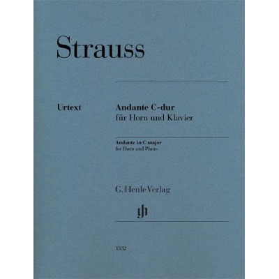 Richard Strauss - Andante In C Major For Horn And Piano - Cor et Piano
