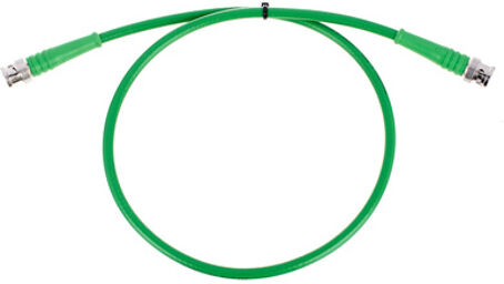 BNC Cable 75 Ohms 0,75m Vert