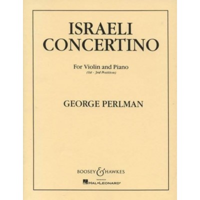 Perlman G. - Israeli Concertino - Violon et Piano