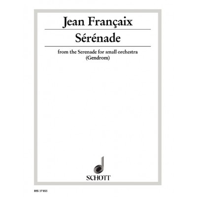 Françaix - Sérénade - Violoncelle et Piano