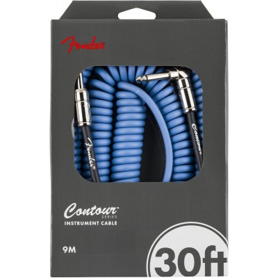 Contour 9m Coiled Cable, Lake Placid Blue