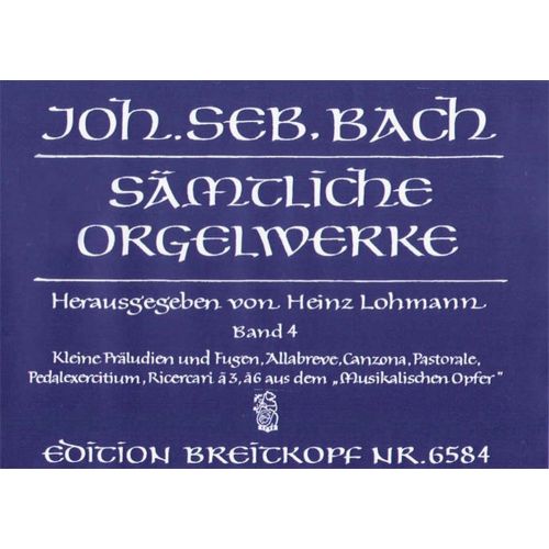 Bach J.S. - Integrale Pour Orgue Vol.4