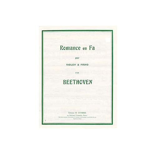 Beethoven - Romance En Fa Op.50 - Violon et Piano