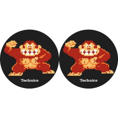 LP-slipmat Technics Donkey Kong (paire)