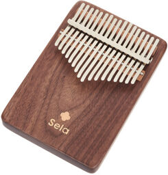 Kalimba 17 Solid Black Walnut Naturel haute brillance