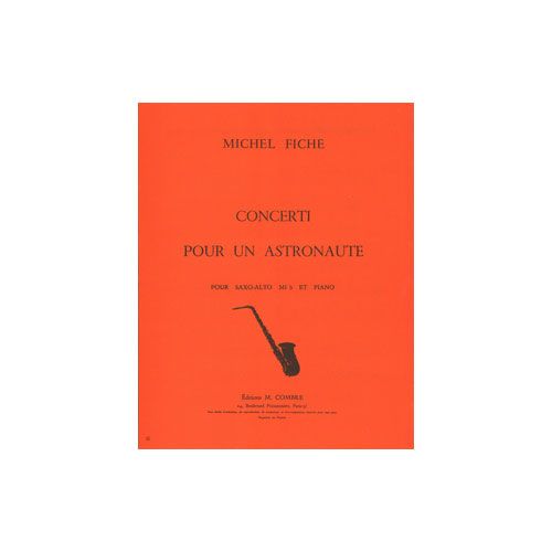 Fiche - Concerti Pour Un Astronaute - Saxophone et Piano