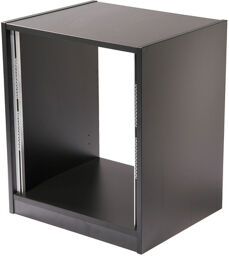 Studio Rack 10U 50 black Noir graphite