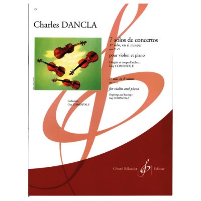 Dancla Charles - 7 Solos De Concertos Op.77 N°1 En Si Mineur - Violon, Piano