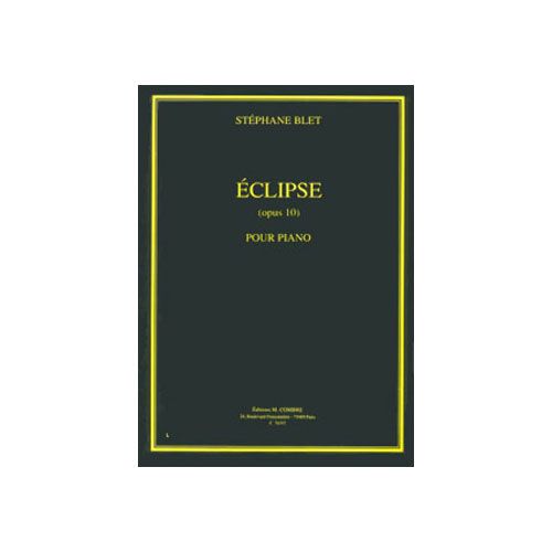 Blet - Eclipse Op.10 - Piano