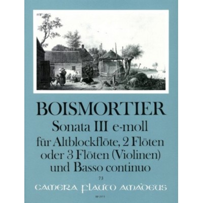 Boismortier - Sonate III Op.34 E-moll - Conducteur & Parties