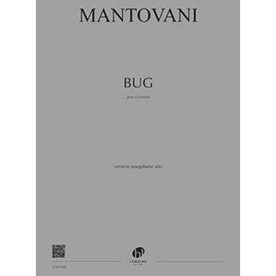 Mantovani Bruno - Bug - Saxophone Alto