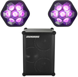 4 Black Lightboks Set Noir