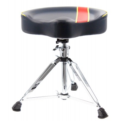 Siège Pro Assise Moto Bleu Double Embase Tige Filtee