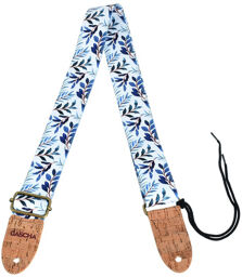 Ukulele Strap Blue Twigs Veg Blue Twigs