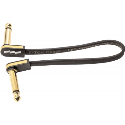 Câble de Patch Guitare 18 CM Compact Or