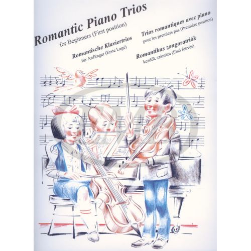 Romantic Piano Trios For Beginners - Piano