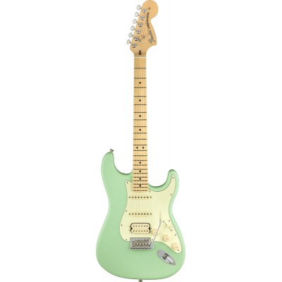 American Performer Stratocaster HSS MN, Satin Surf Green - Stock-B