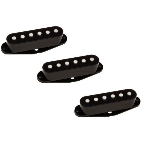 DM2001BK Capot pour Simple Bobinage Noiseless Set 3 Pièces Noir