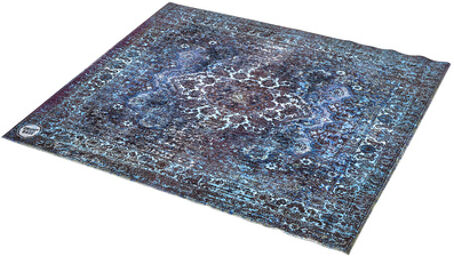 Club Drum Rug Blue Bleu
