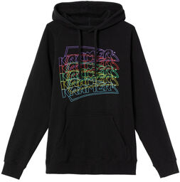 Neon Pullover Hoodie L Noir