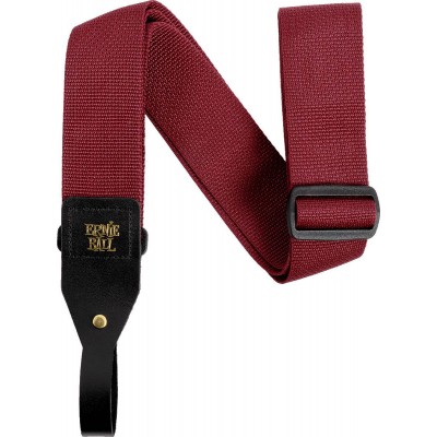 Sangle Polypro Bordeaux pour Guitare Acoustique