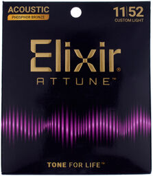 Elixir Attune 21027 Phosphor Bronze