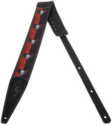 TN-7 Skull in Red Black Noir