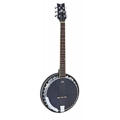 Banjo 6 Cordes Electro Noir