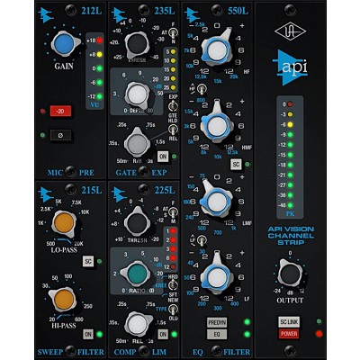 UAD API Vision Channel Strip Collection