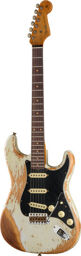Strat Roasted Dual-Mag OW LTD Olympic White
