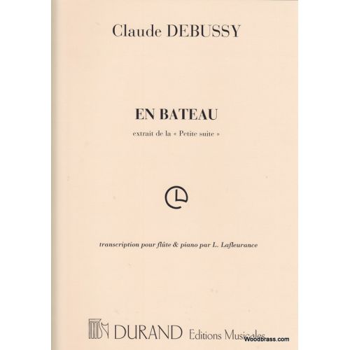 DEBUSSY CLAUDE - EN BATEAU - FLUTE ET PIANO